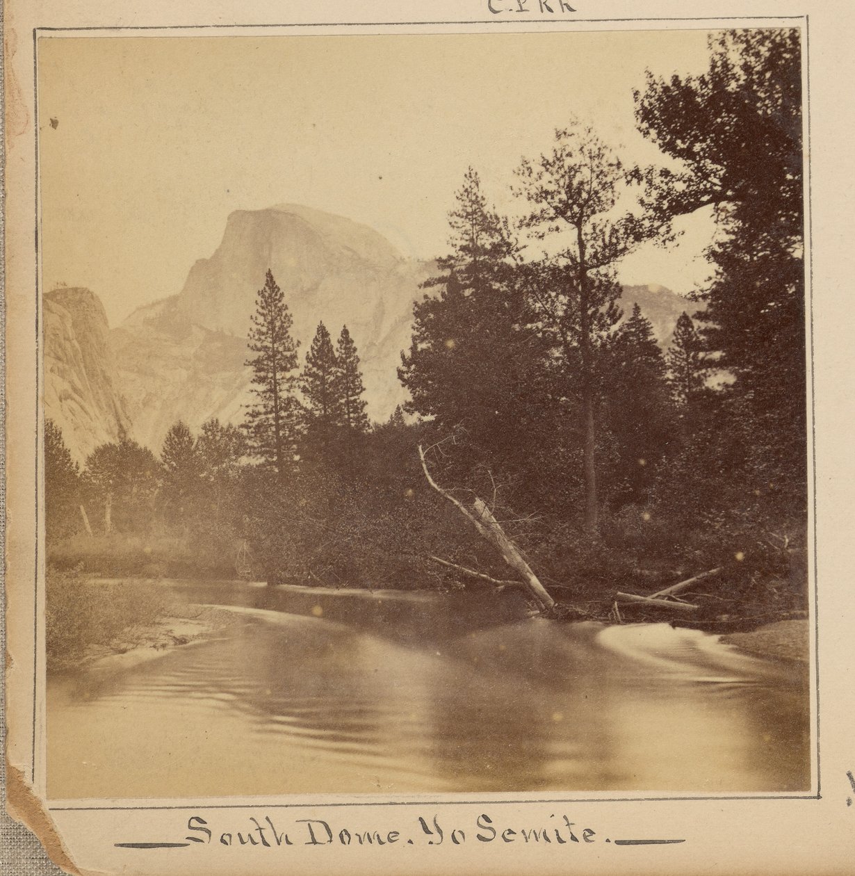 South Dome, Yosemite by Carleton Watkins