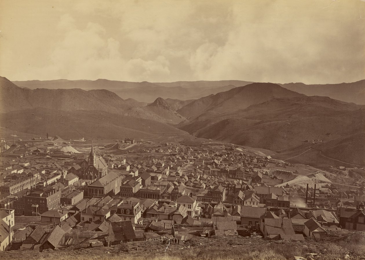 Virginia City, Nevada by Carleton Watkins
