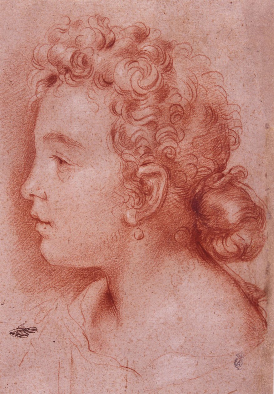 Portrait of Faustina Maratti by Carlo Maratta or Maratti
