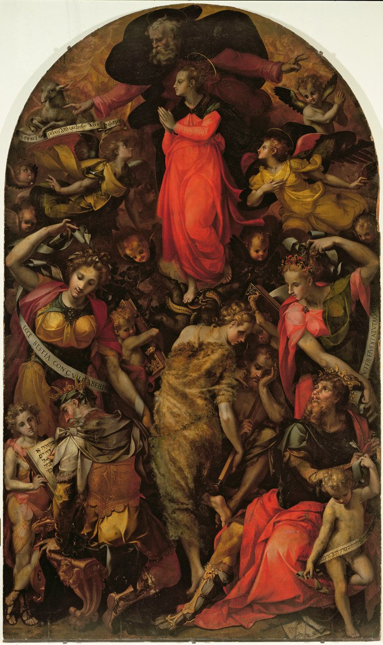 Dispute over the Immaculate Conception by Carlo Portelli