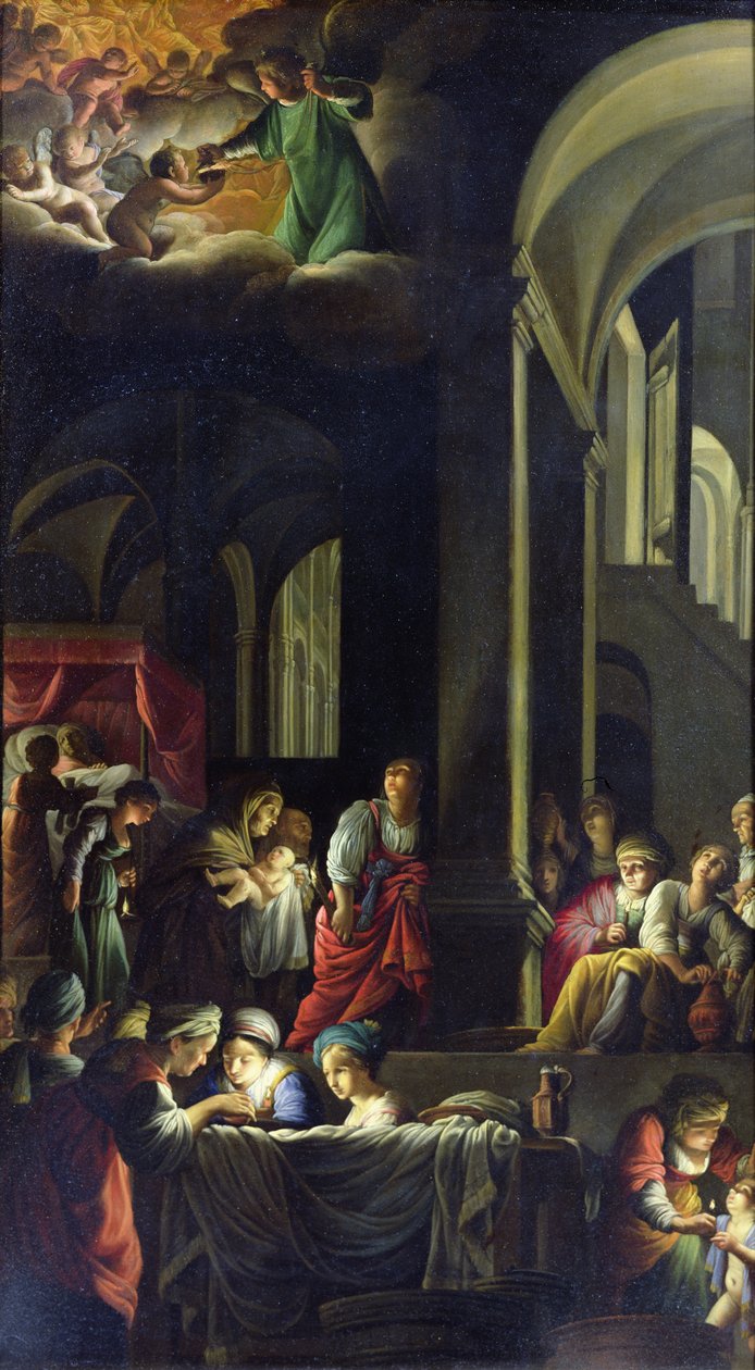 The Birth of the Virgin, c.1616-19 by Carlo Saraceni