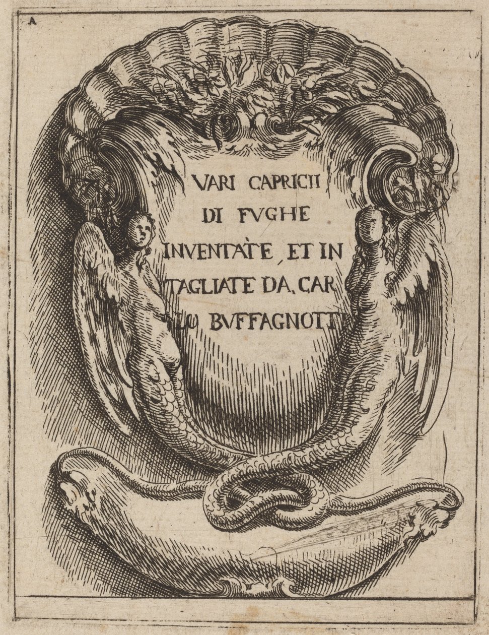 Frontispiece by Carlo Antonio Buffagnotti