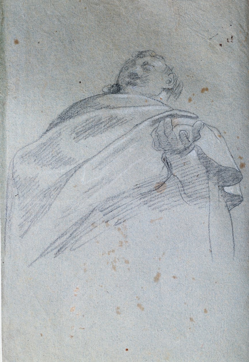 Bust of Man Drape by Carlo Bononi