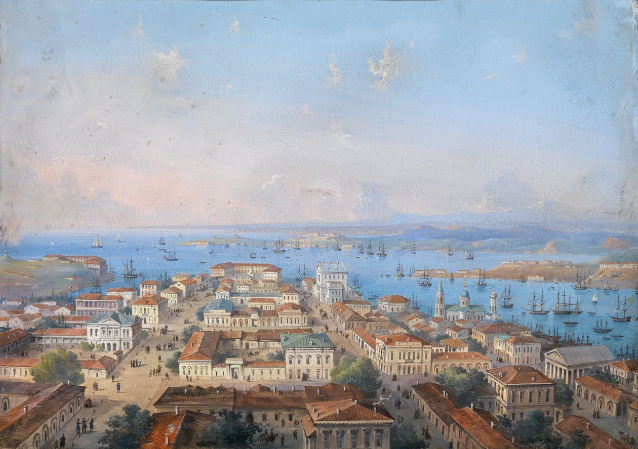 View of Sevastopol by Carlo Bossoli