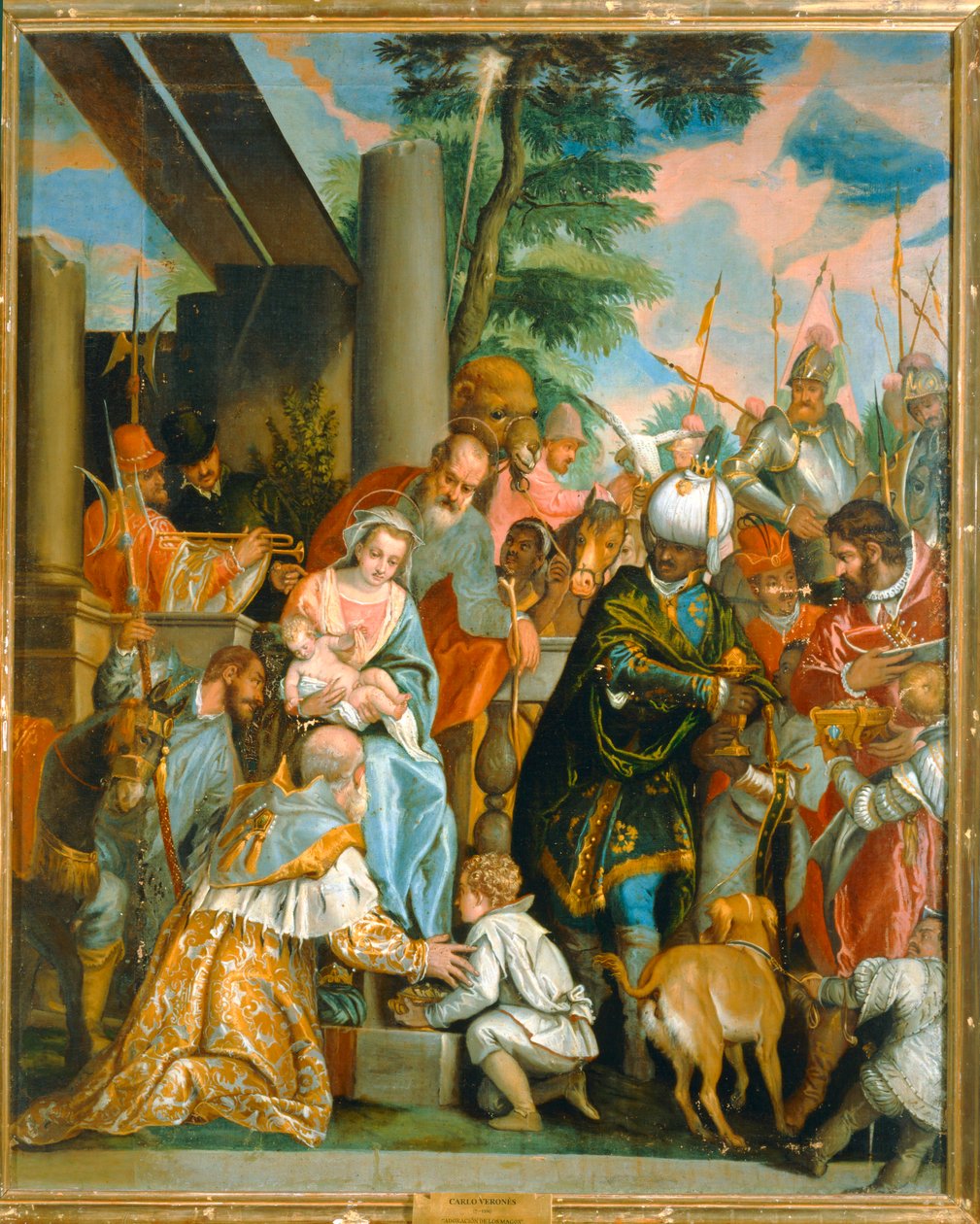 Adoration of the Magi by Carlo Caliari