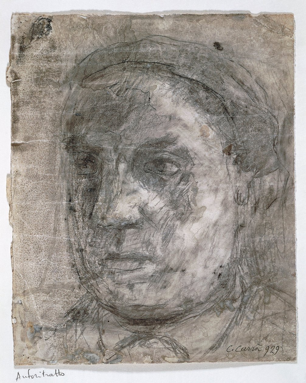 Italy, Self-Portrait by Carlo Carra by Carlo Carra