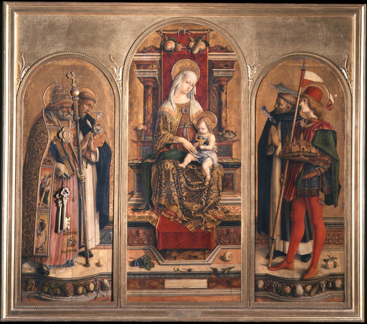 Camerino Triptych (Triptych of Saint Domenico) by Carlo Crivelli