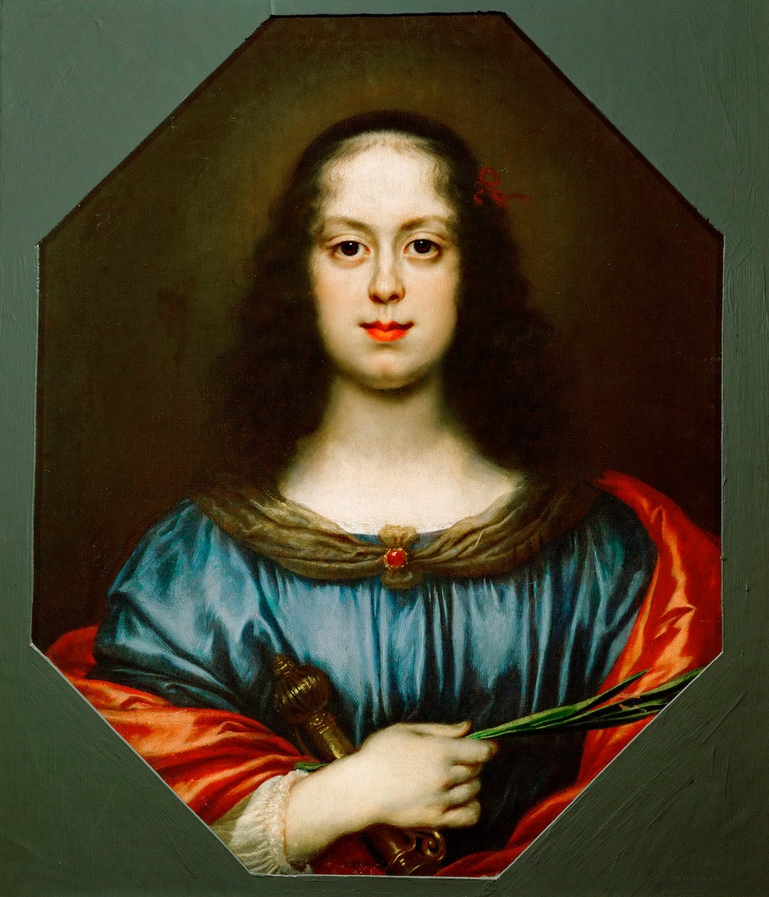 Portrait of Vittoria della Rovere (1622-1694) as Saint Catherine by Carlo Dolci