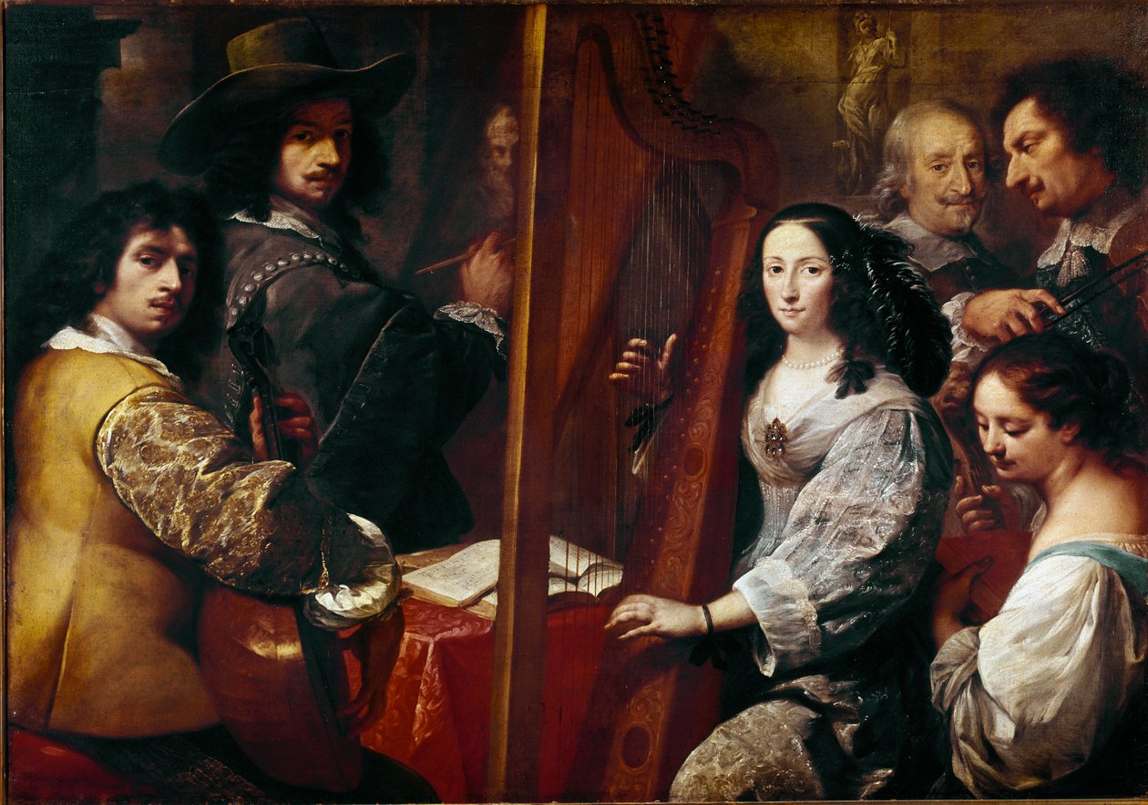 The Family of the Painter (by Carlo Francesco Nuvolone, 17th century) by Carlo Francesco Nuvolone