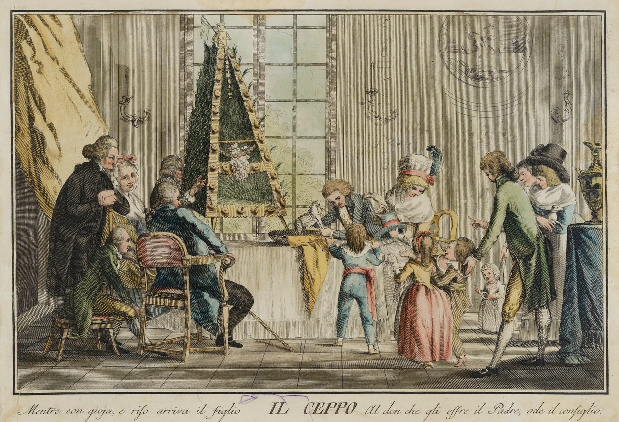 The Family, from the Portfolio Games, Entertainments, and Annual Celebrations that Are Customary in Tuscany and Especially in Florence by Carlo Lasinio