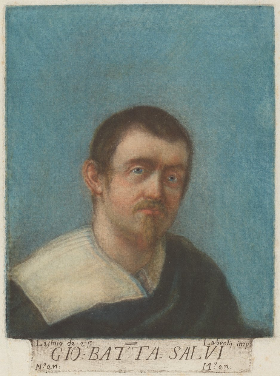Giovanni Battista Salvi (Il Sassoferrato) by Carlo Lasinio, after Sassoferrato