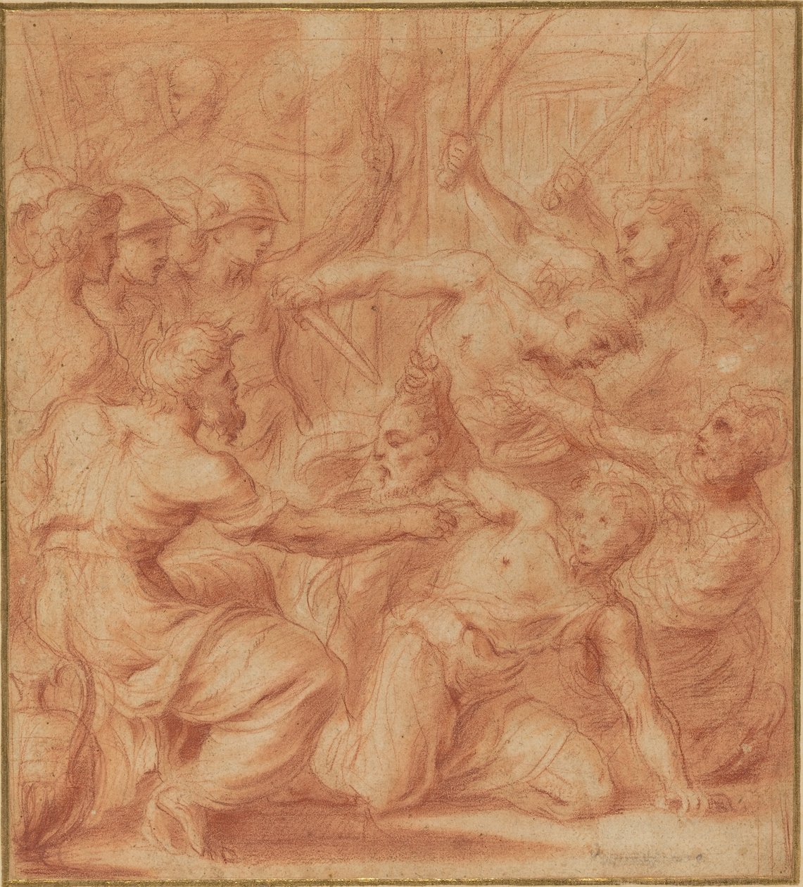 David Offering the Head of Goliath to King Saul by Carlo Maratta