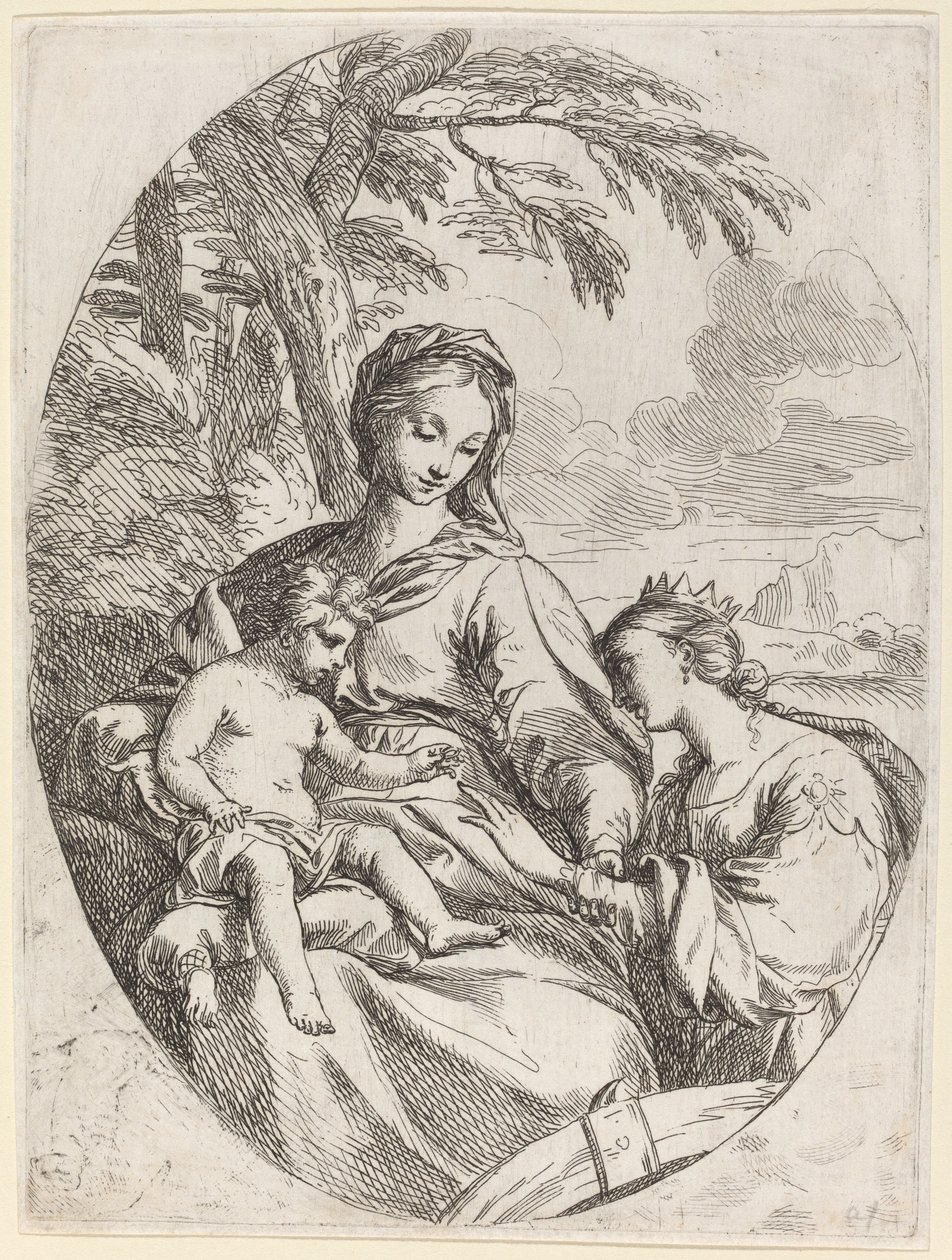 The Mystic Marriage of Saint Catherine by Carlo Maratta