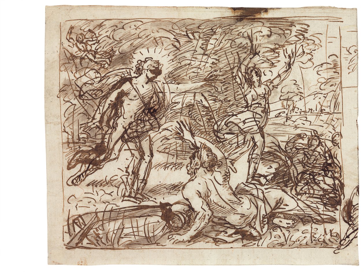 Apollo and Daphne by Carlo Maratta or Maratti