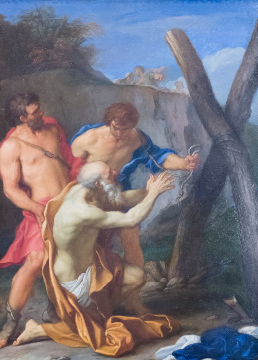 Martyrdom of Saint Andrew by Carlo Maratta or Maratti