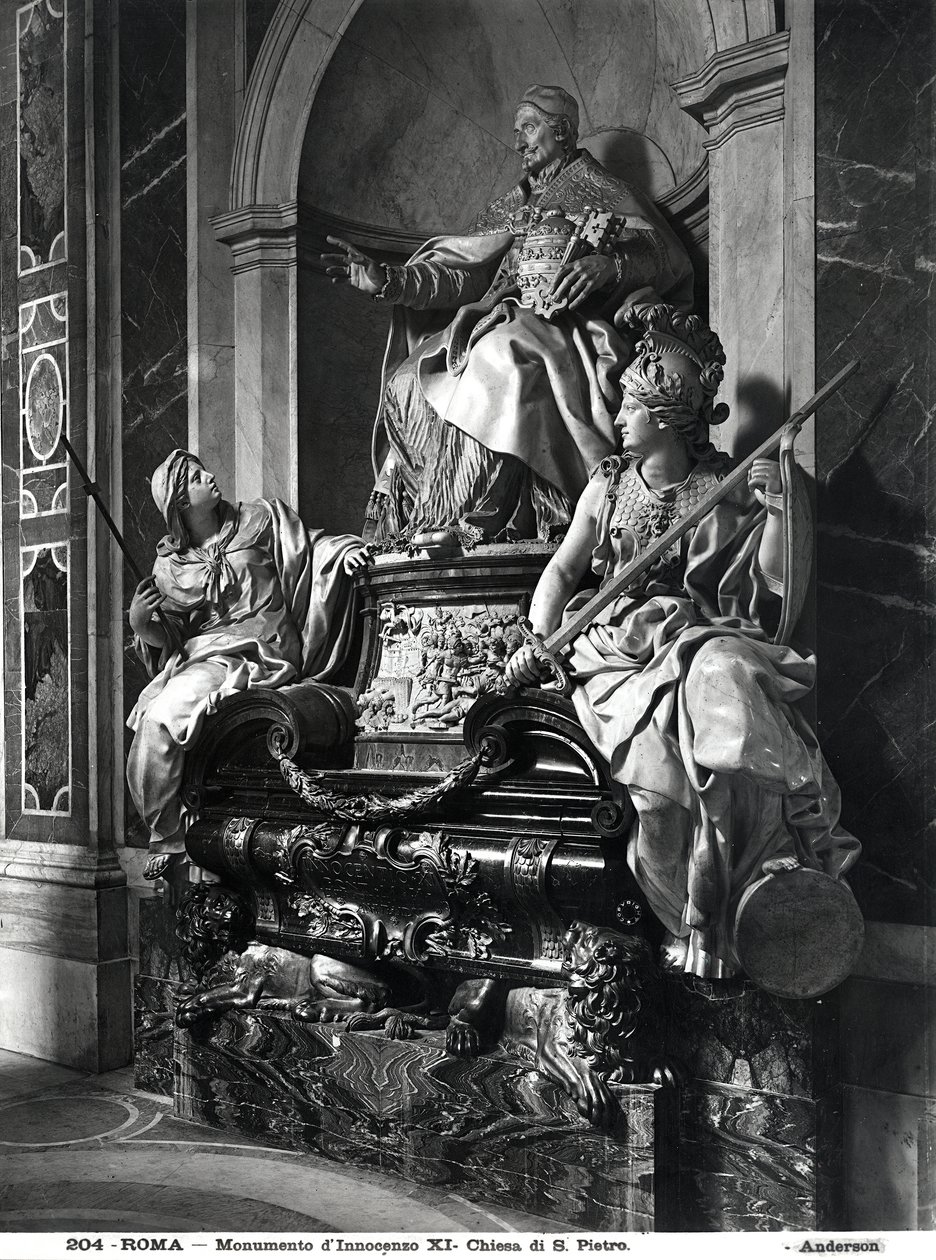 Monument to Pope Innocent XI (c.1697, marble) by Carlo Maratta or Maratti