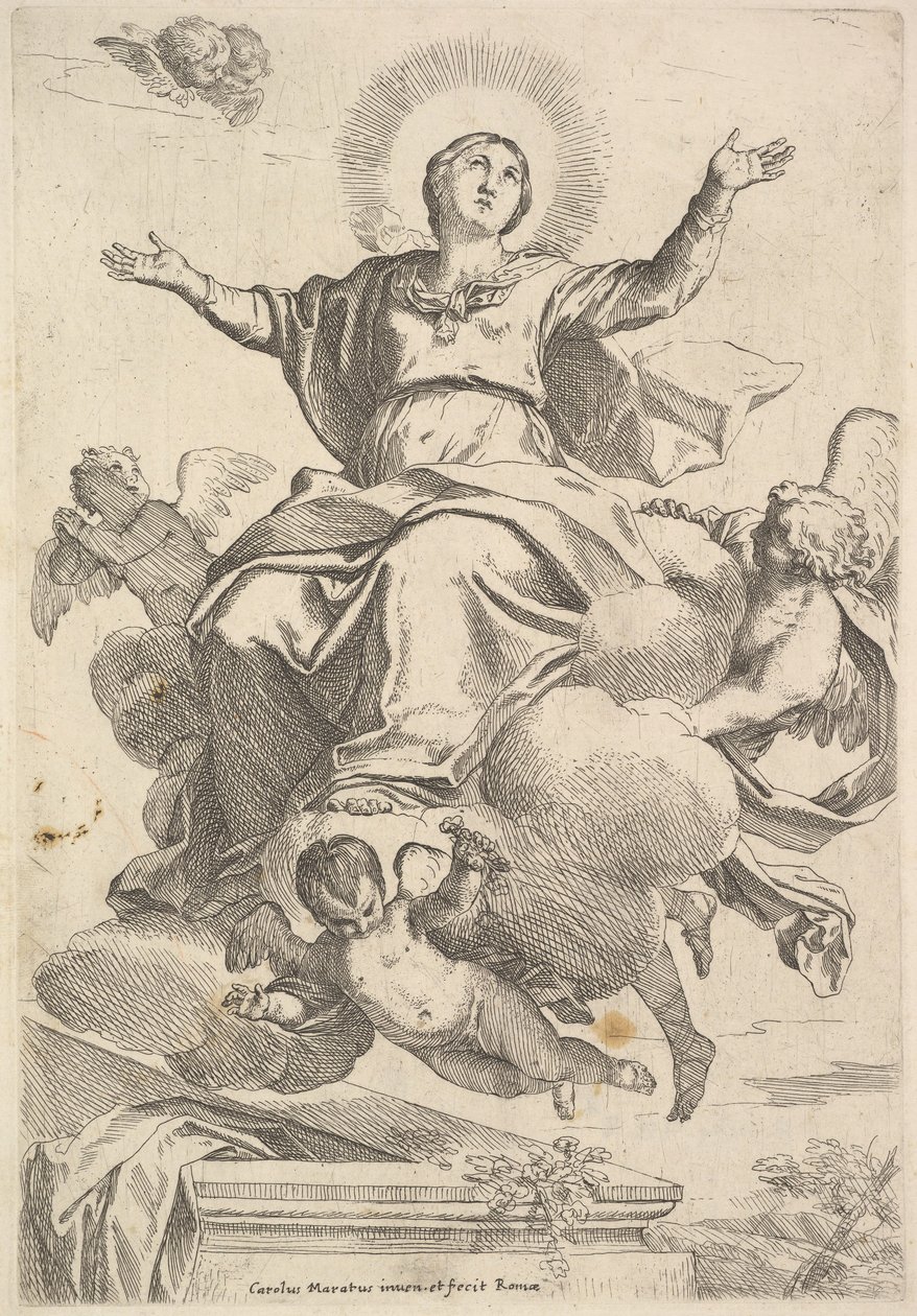 The Assumption of the Virgin by Carlo Maratta or Maratti