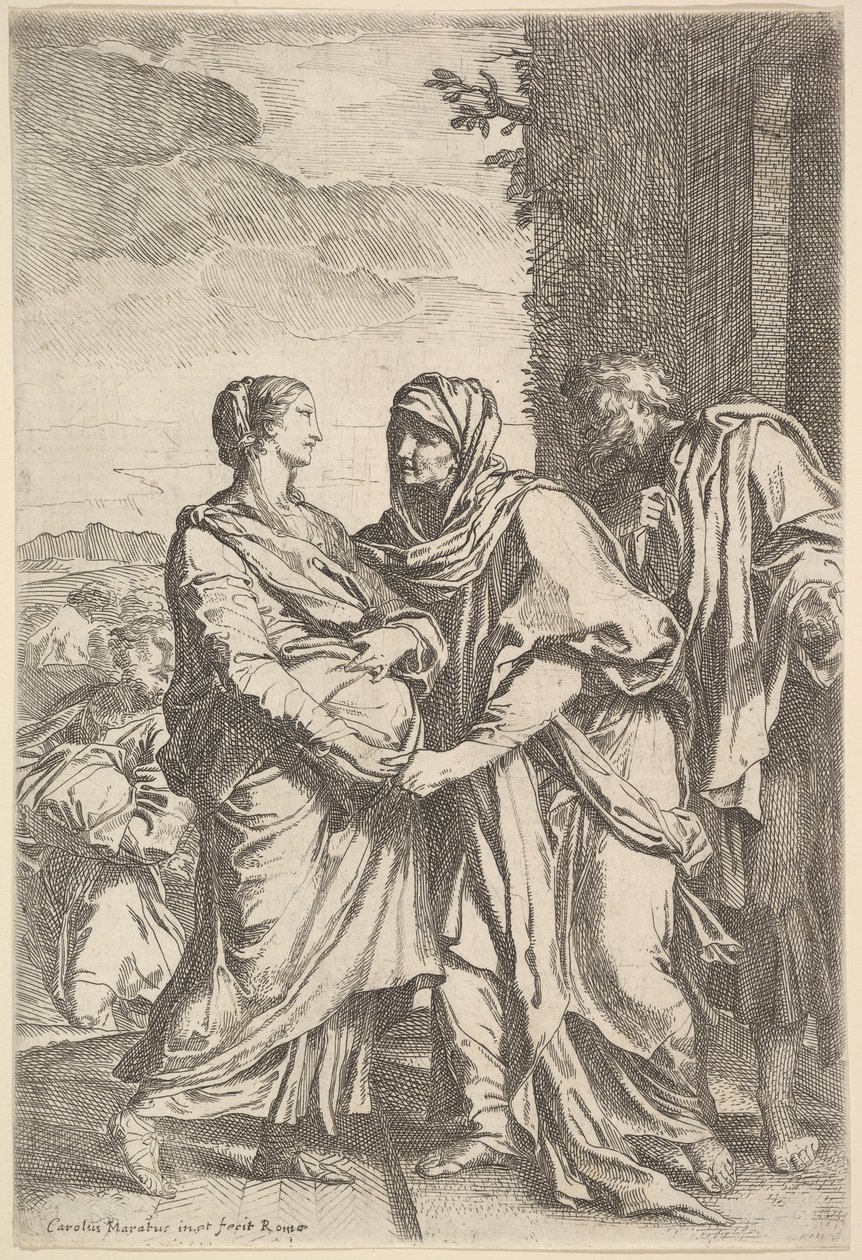The Visitation by Carlo Maratta or Maratti