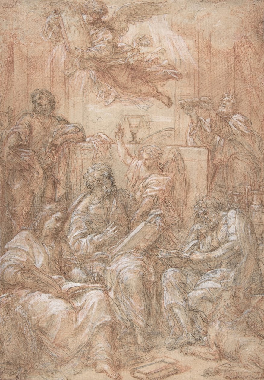 Allegory of the Old and New Dispensations by Carlo Maratti