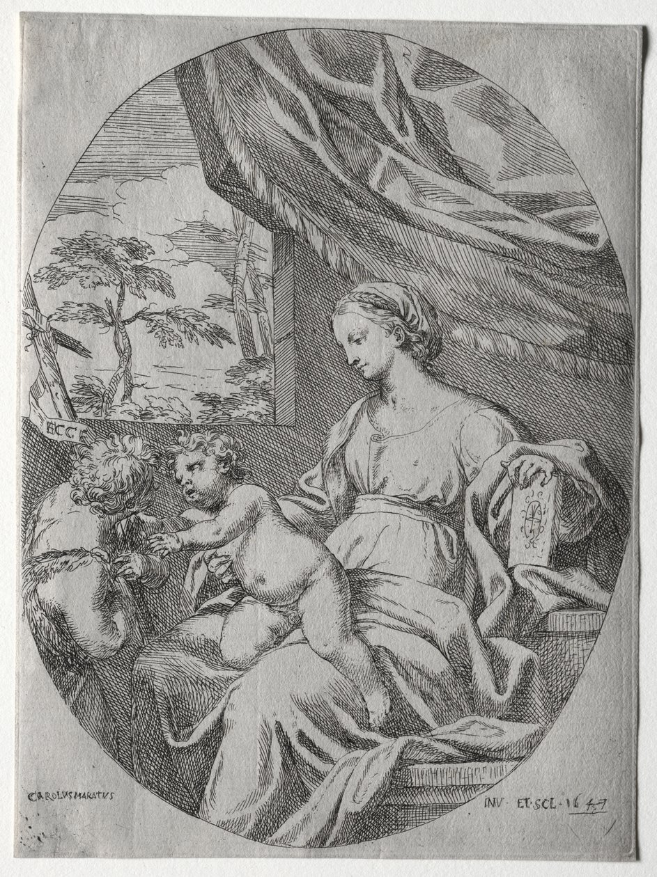 Virgin and Child with the Infant St. John by Carlo Maratti