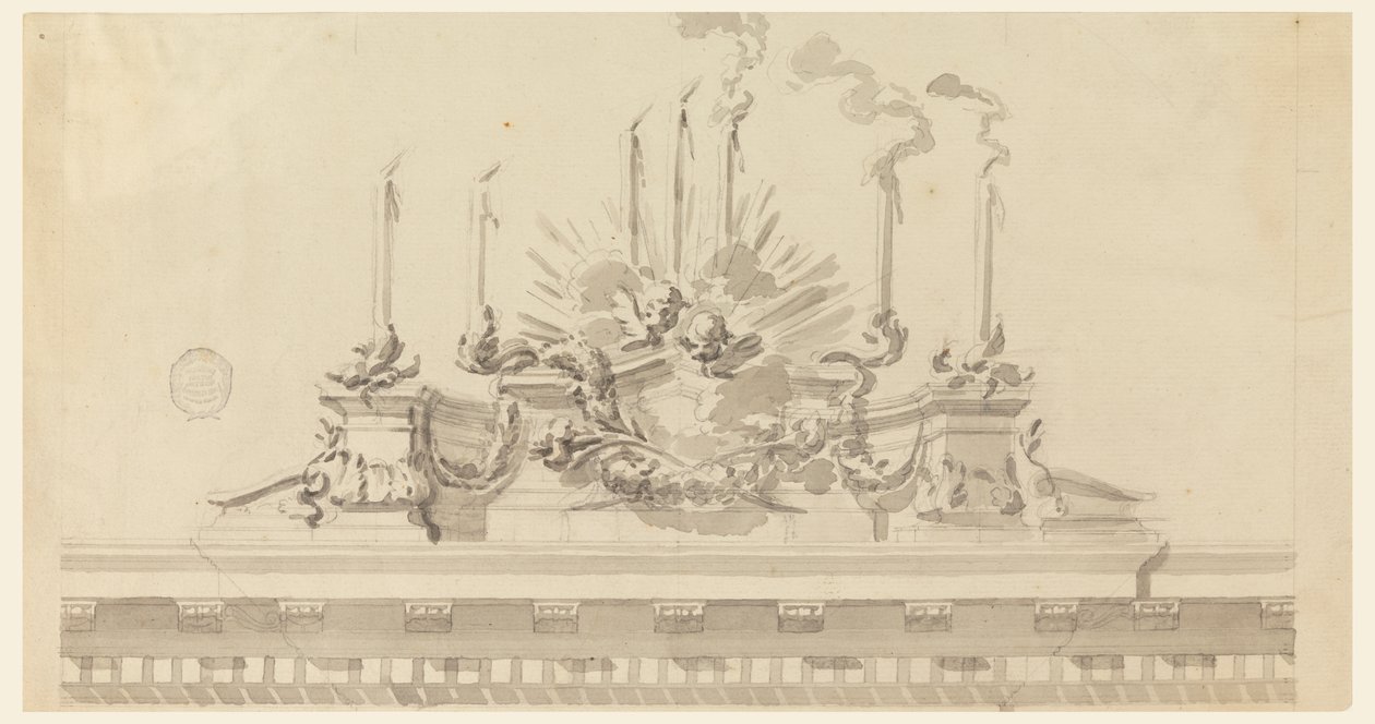 Design for Decoration of a Ceremony by Carlo Marchionni
