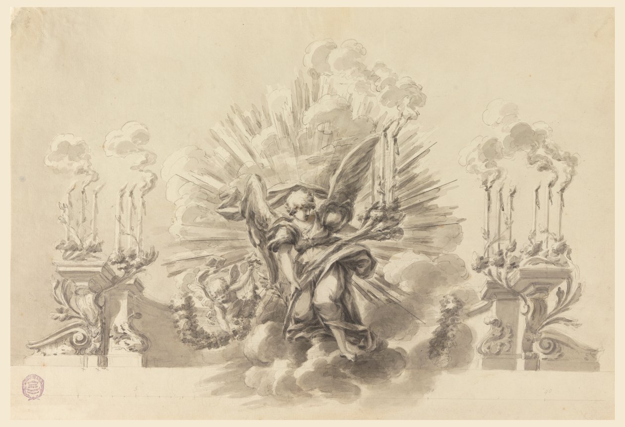 Design for a Ceremonial Decoration by Carlo Marchionni