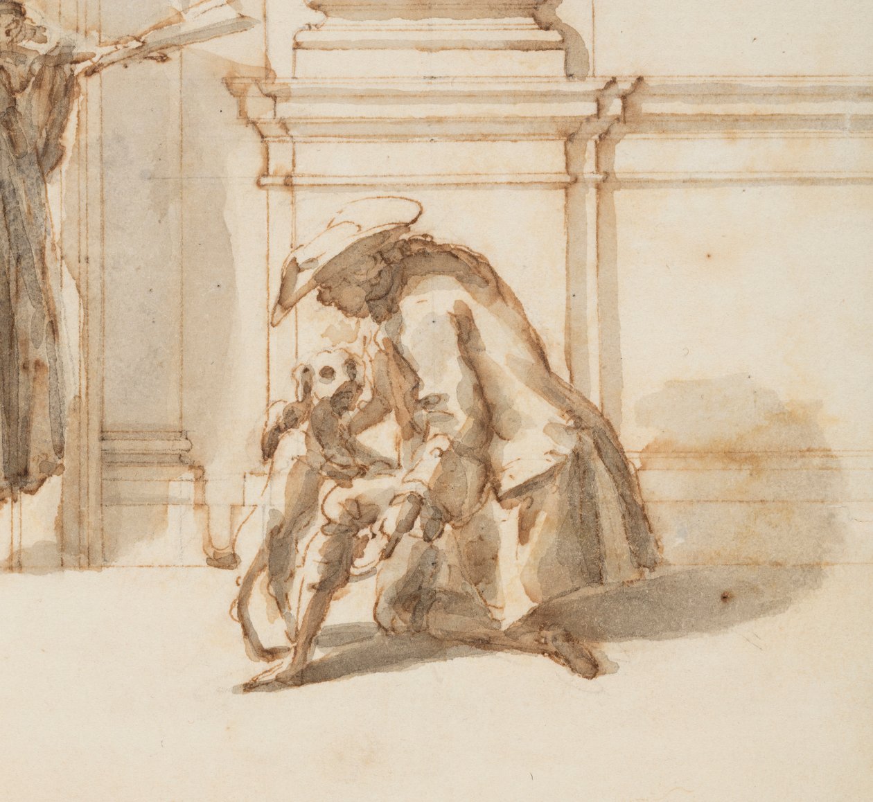 Design for the North Portal, Grand Gallery, Villa Albani, Rome, Italy, 1755-56 by Carlo Marchionni