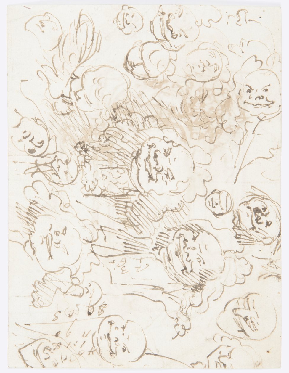 Studies of Heads, 1760–80 by Carlo Marchionni