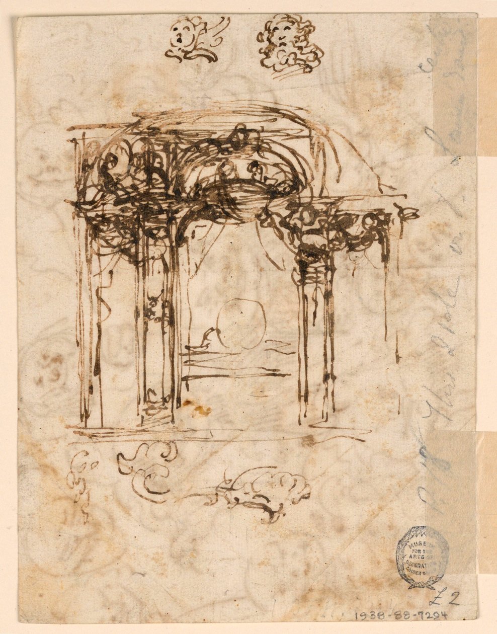 Studies of Heads, 1760–80 by Carlo Marchionni