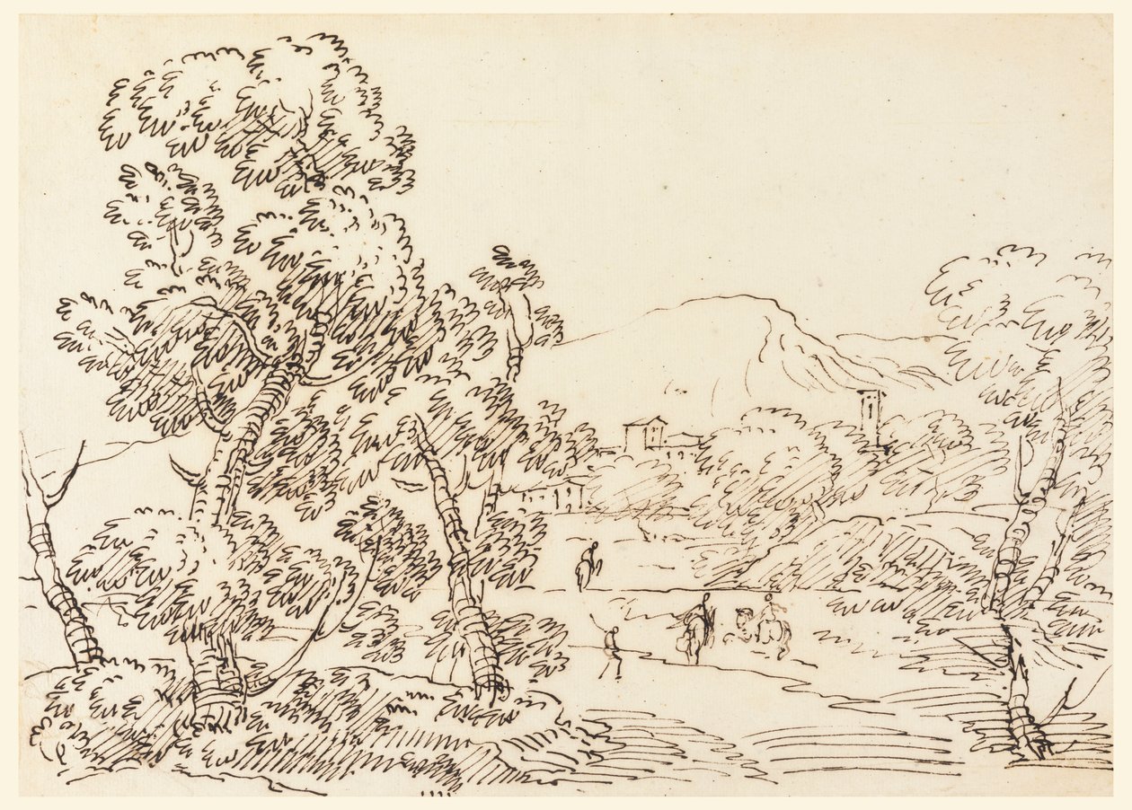 Wooded Landscape by Carlo Marchionni