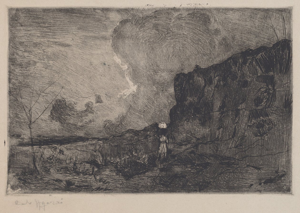 Landscape, before 1915 by Carlo Paolo Agazzi