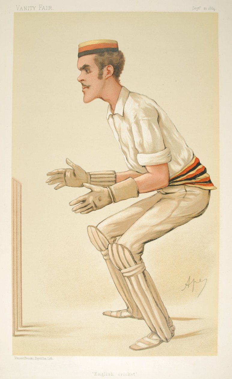 Alfred Lyttelton, Vanity Fair, 1884-09-20 by Carlo Pellegrini