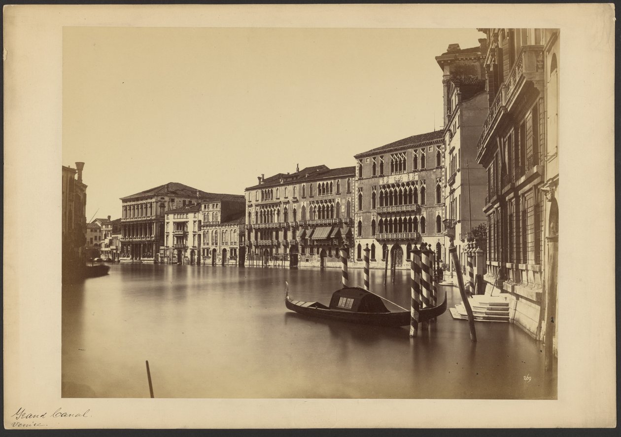 Grand Canal from Grimani Palace at San Polo by Carlo Ponti