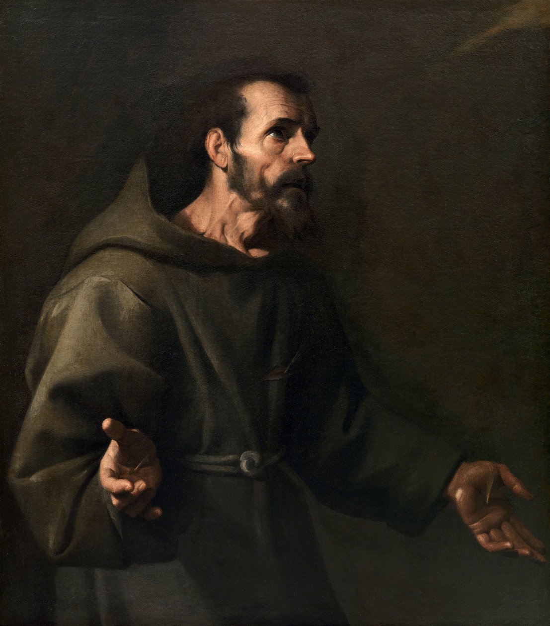 Saint Francis receives the Stigmata, ca 1611 by Carlo Sellitto