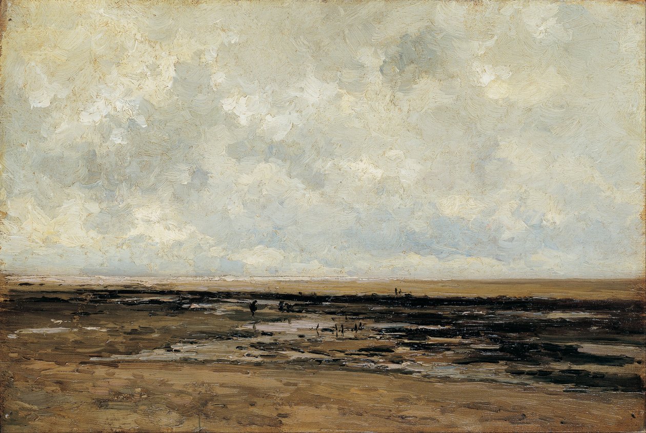 Villerville Beach, Normandy by Carlos de Haes