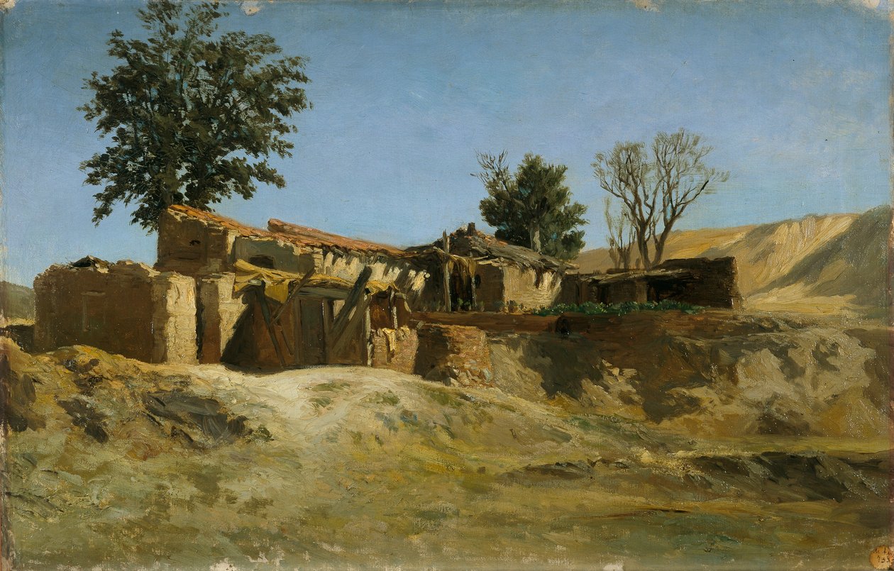 Tejares de la montaña del Príncipe Pío by Carlos de Haes