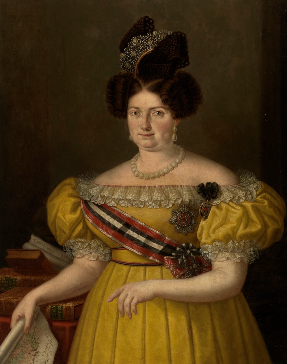Maria Cristina of Bourbon by Carlos Blanco