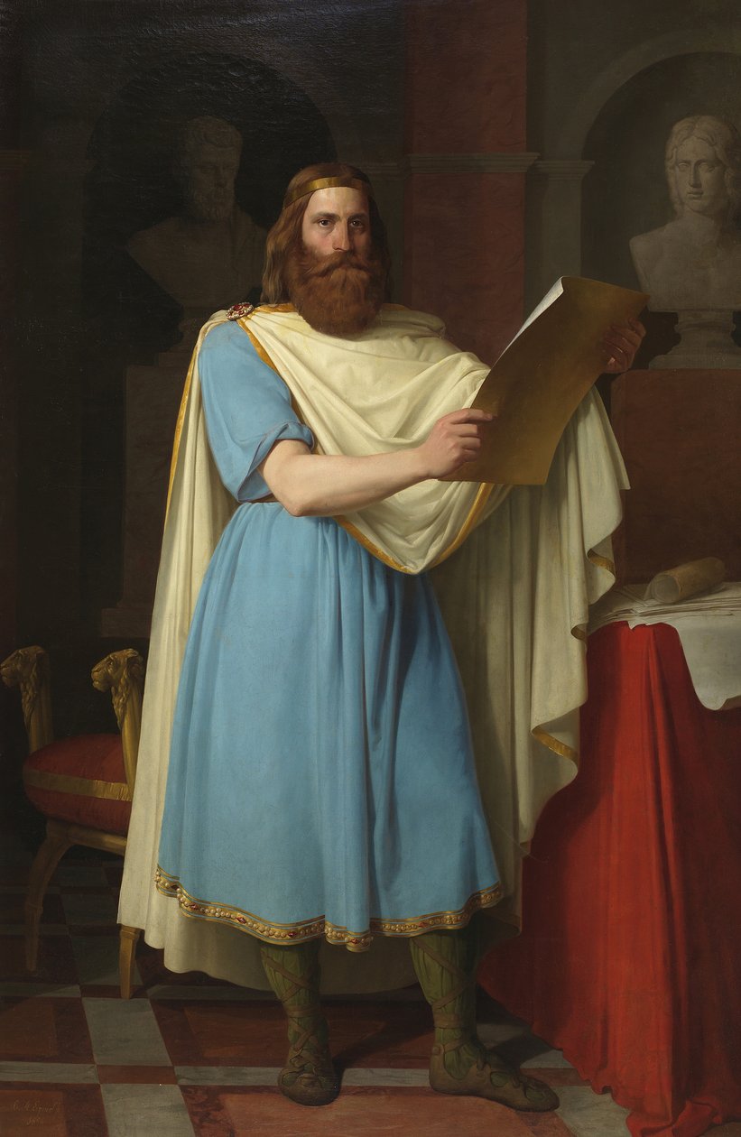 Alaric II, Visigothic King by Carlos María Esquivel y Rivas