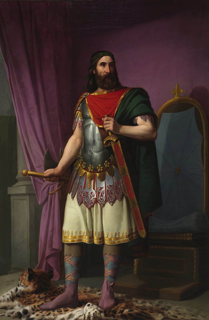 Egica, Visigoth King by Carlos María Esquivel y Rivas