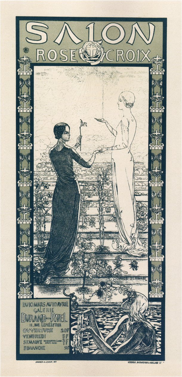 Exhibition of the Rose & Cross Society by Carlos Schwabe