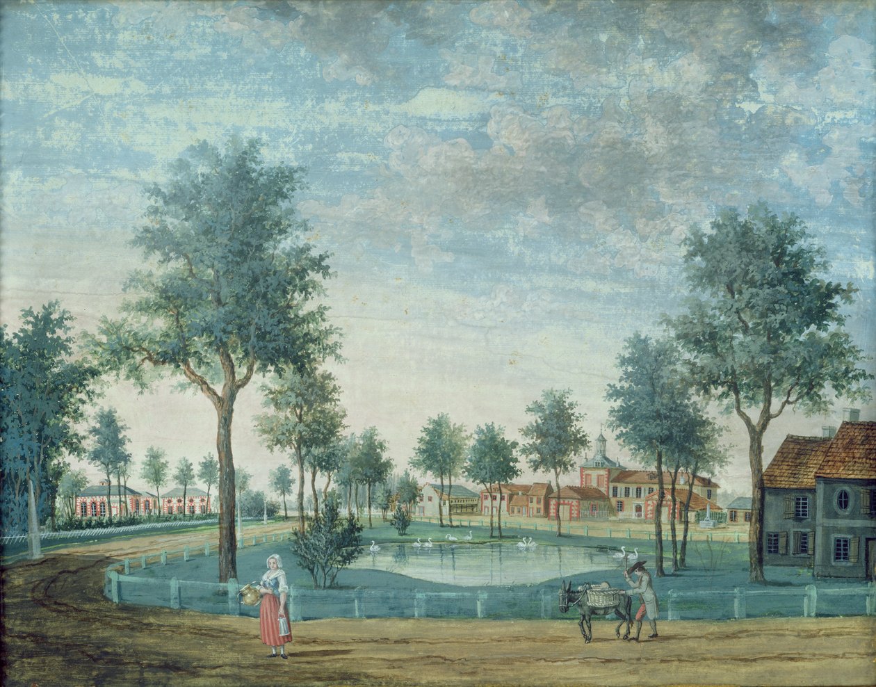 The Farm, Parc du Raincy by Louis Carrogis dit Carmontelle