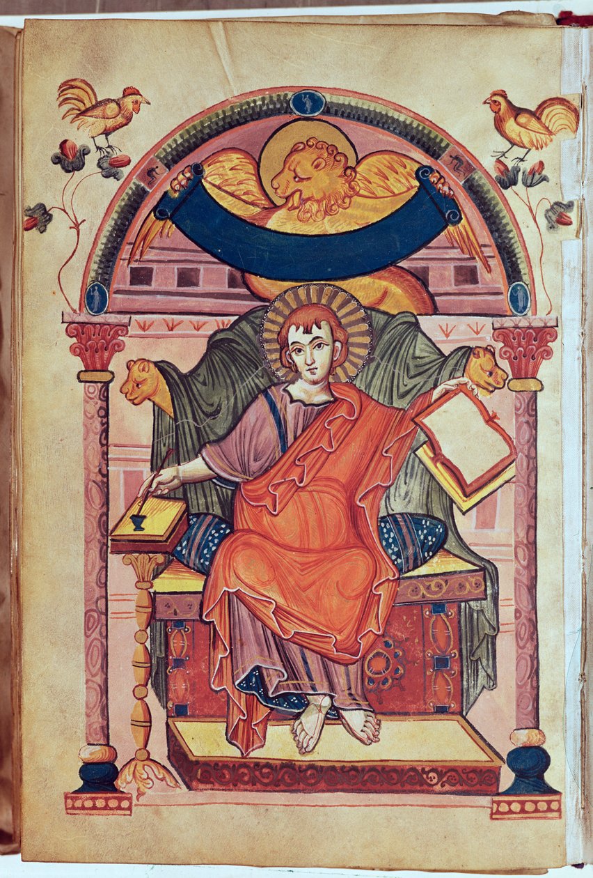 St. Mark, from the Ada Manuscript by Carolingian School