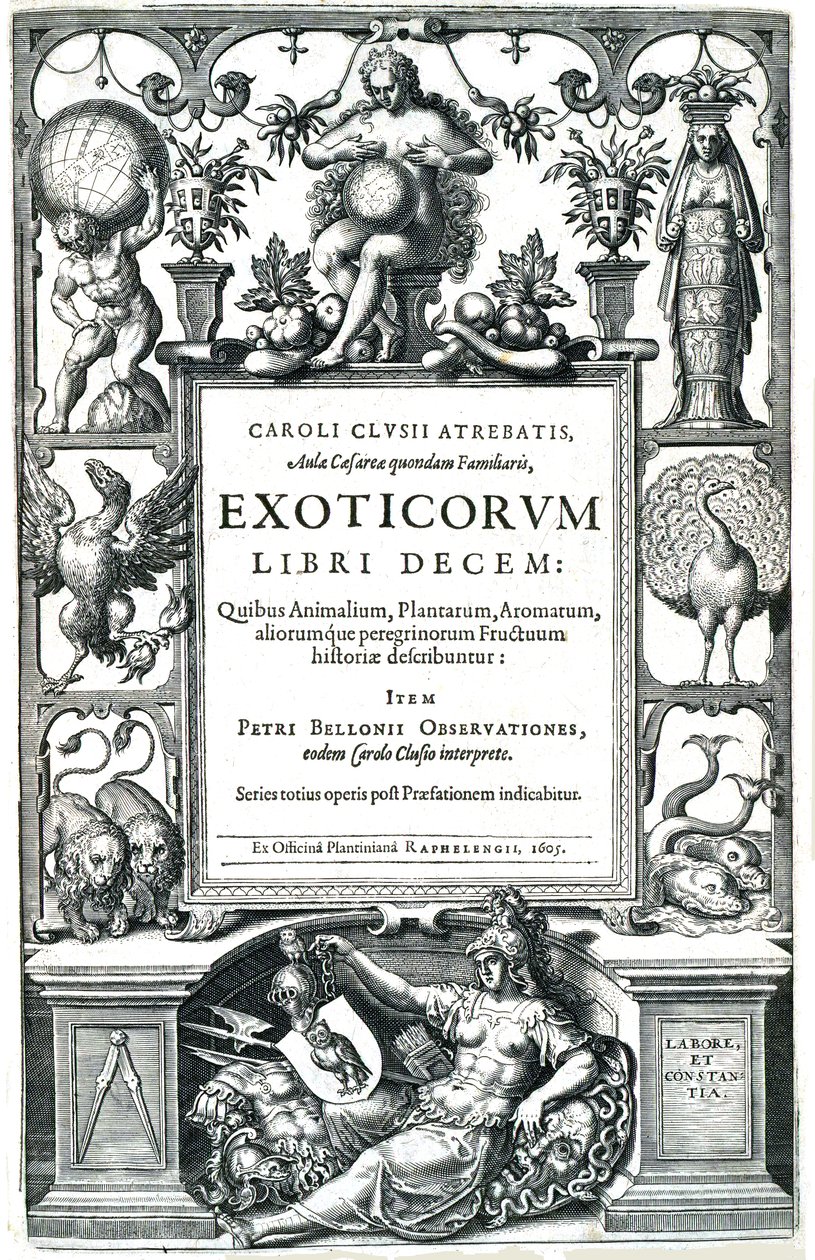 Exoticorum Libri Decem by Carolus Clusius