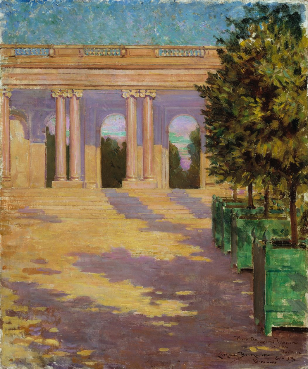 Arcade of the Grand Trianon, Versailles by Carroll Beckwith