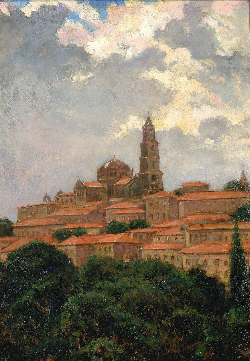 Cathedral at le Puy by Carroll Beckwith
