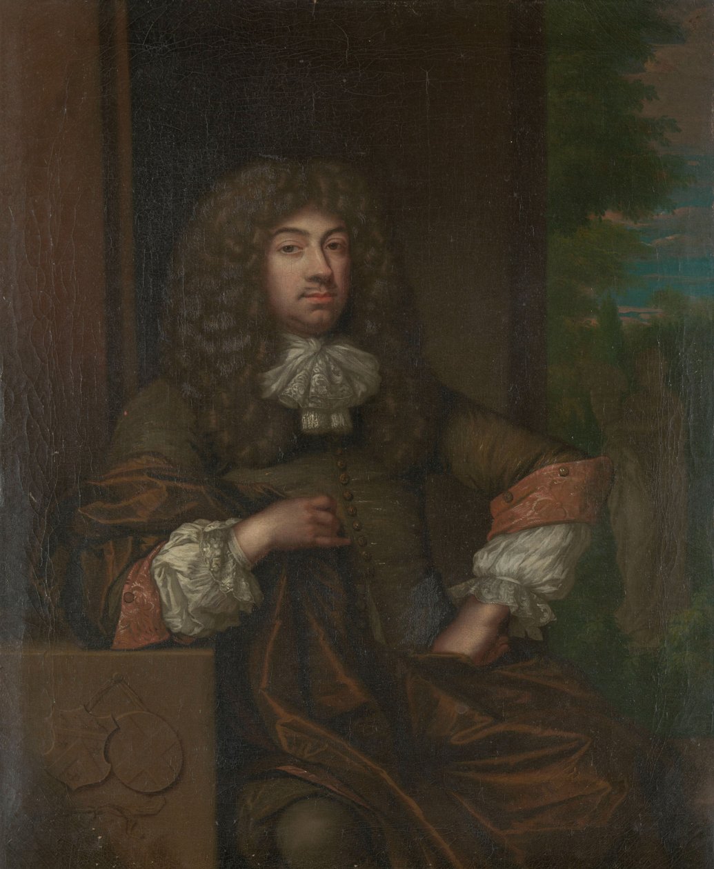 Portrait of Jan Boudaen Courten by Caspar (after) Netscher