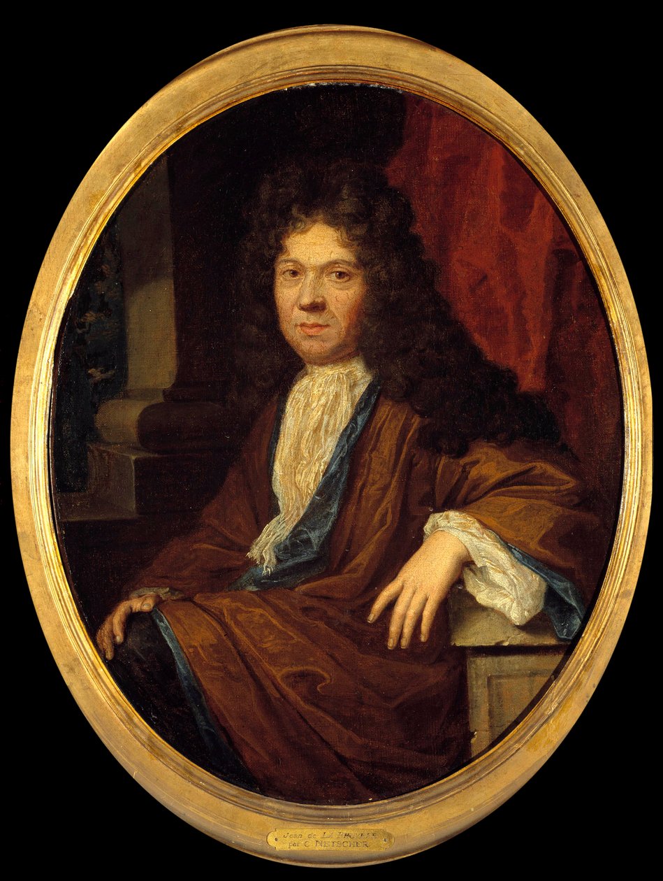 Portrait of Jean de la Bruyere (1645-1696), French moralist by Caspar (attr. to) Netscher