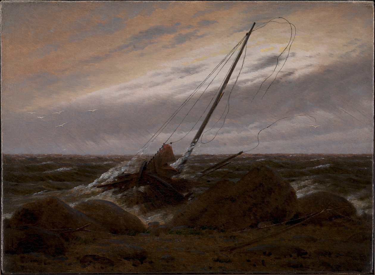 After the storm, 1817 by Caspar David Friedrich