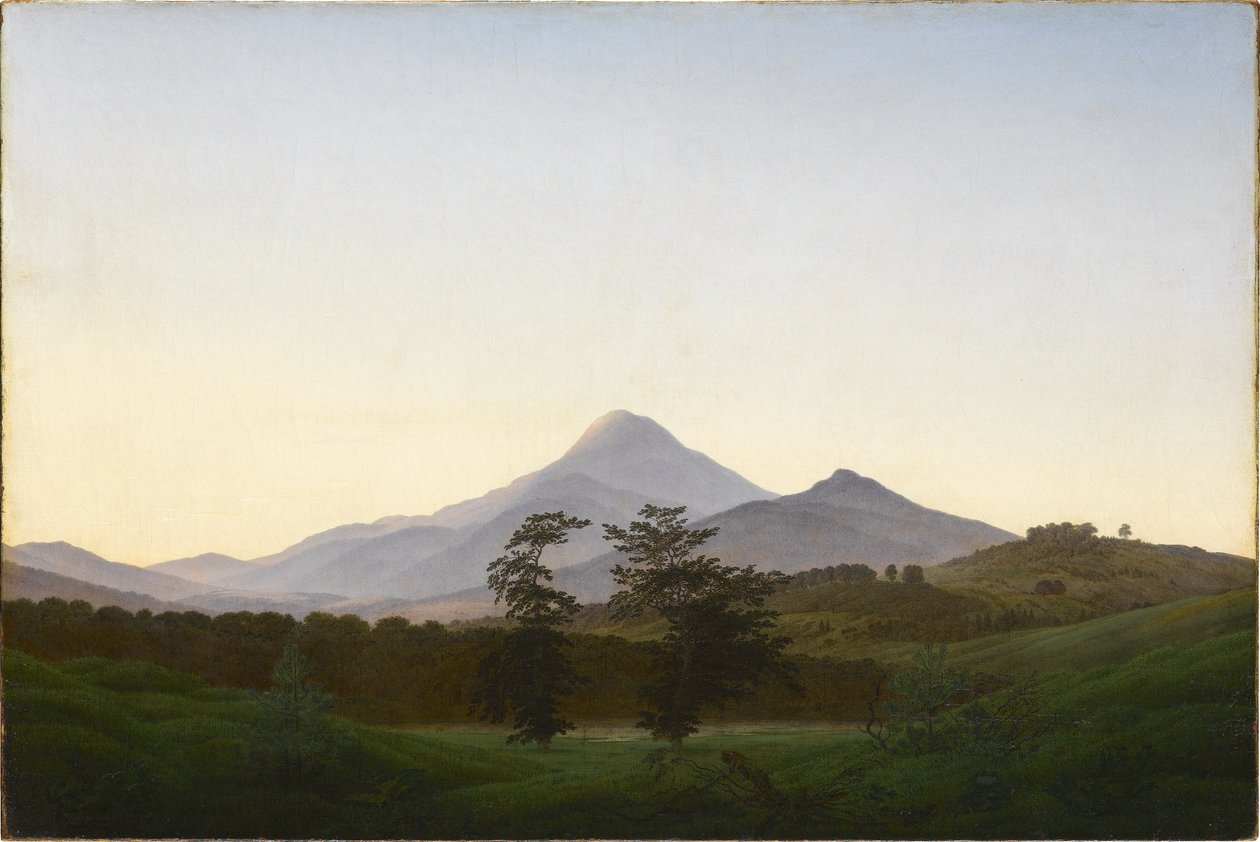 Bohemian Landscape by Caspar David Friedrich