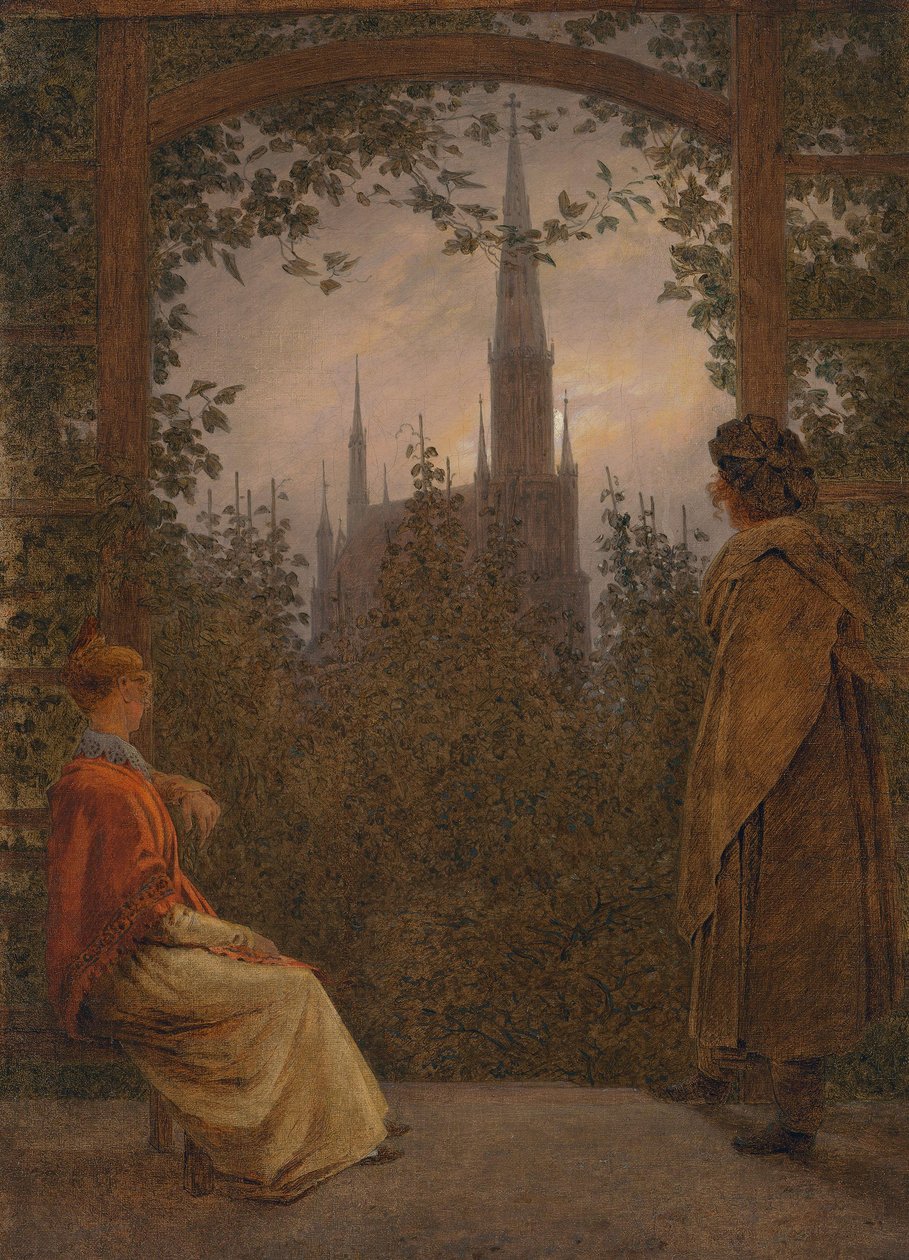 Garden Arbor by Caspar David Friedrich